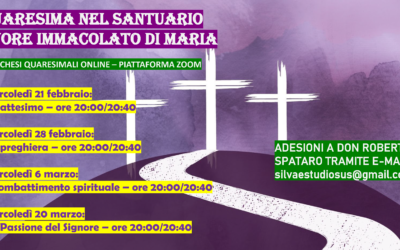 CATECHESI QUARESIMALE ONLINE CON DON ROBERTO SPATARO